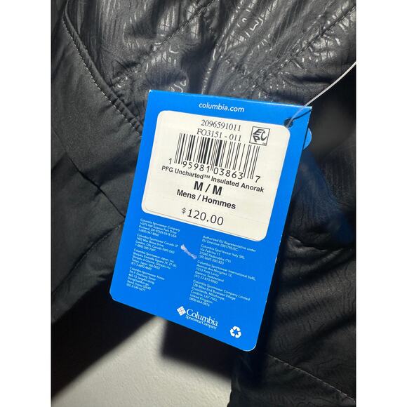 Columbia Men’s Hooded Insulated Jacket – Black Quilted Packable NWT - Picture 6 of 9